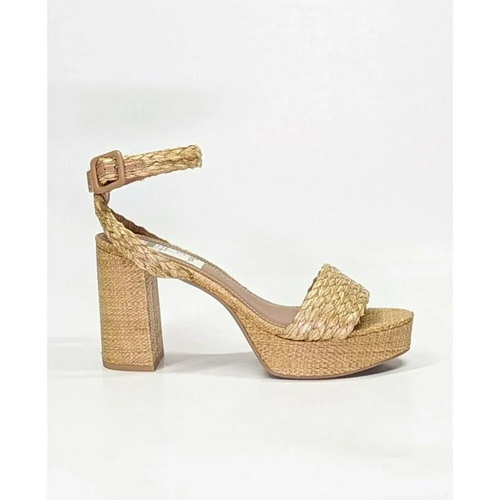 Chinese Laundry Truett Women's Ankle Wrap Platform Sandal Size 10 (MSRP $90)